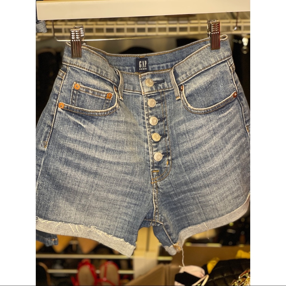 Gap High Waisted Denim Shorts